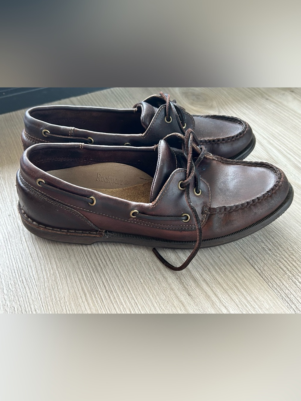 Rockport classic loafers boat shoes Sz 7.5 - Picture 5 of 12
